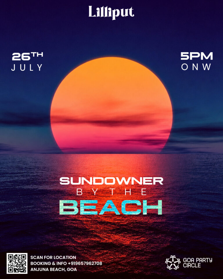 SUNDOWNER BY THE BEACH |  26 JULY  | SUNDAY