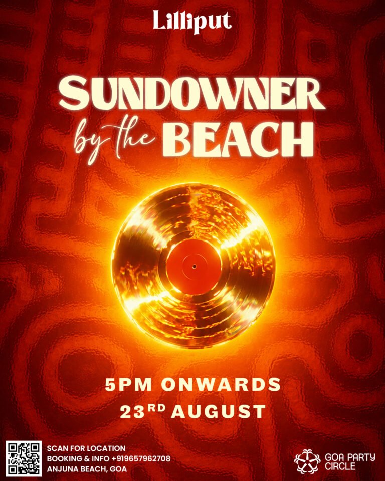 SUNDOWNER BY THE BEACH |  23 AUGUST  | SUNDAY