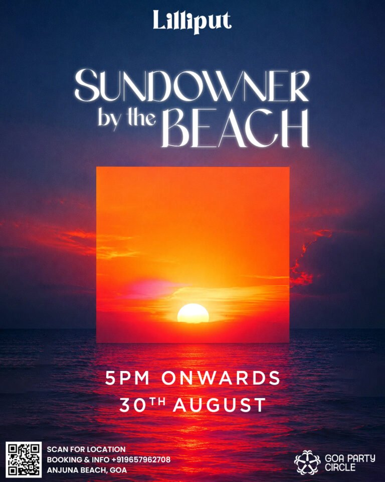 SUNDOWNER BY THE BEACH |  30 AUGUST  | SUNDAY