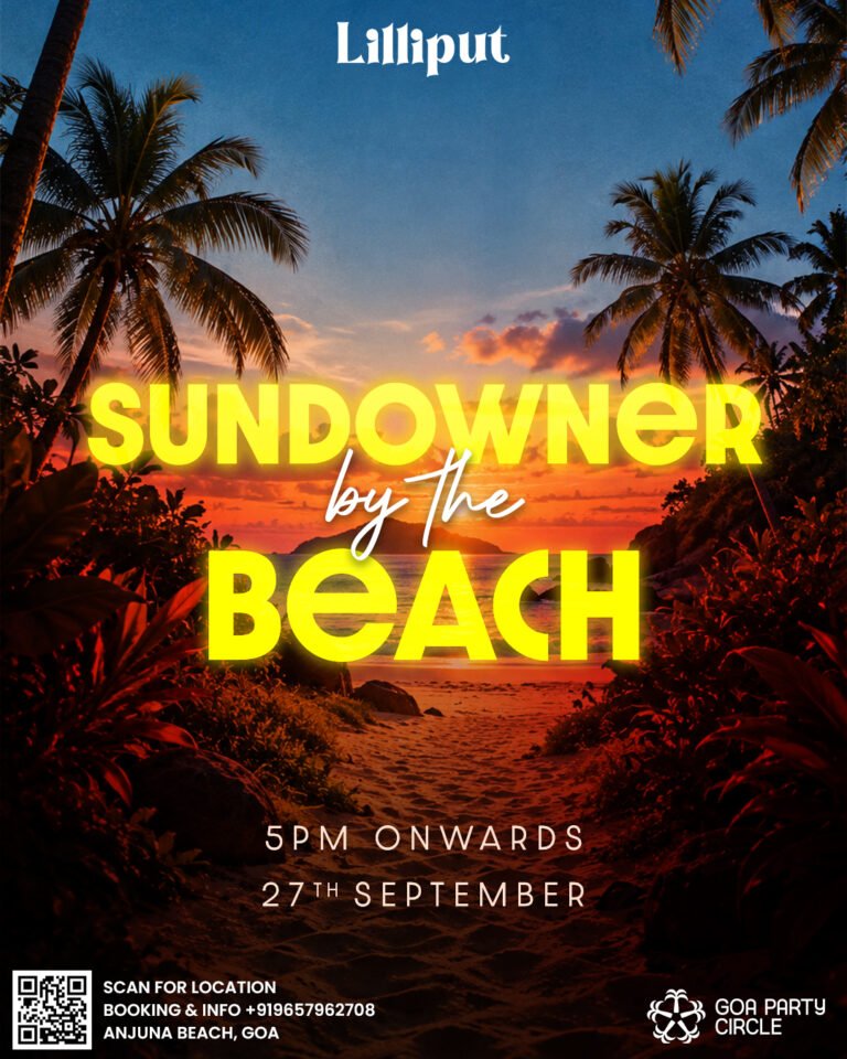 SUNDOWNER BY THE BEACH | 27 SEPTEMBER   | SUNDAY