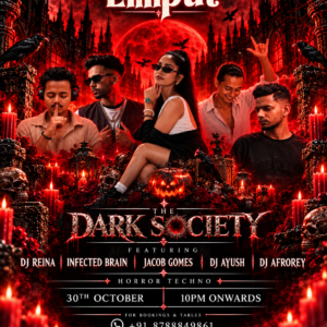 THE DARK SOCIETY |  30 OCTOBER  | FRIDAY