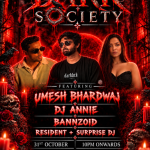 THE DARK SOCIETY |  31 OCTOBER | SATURDAY