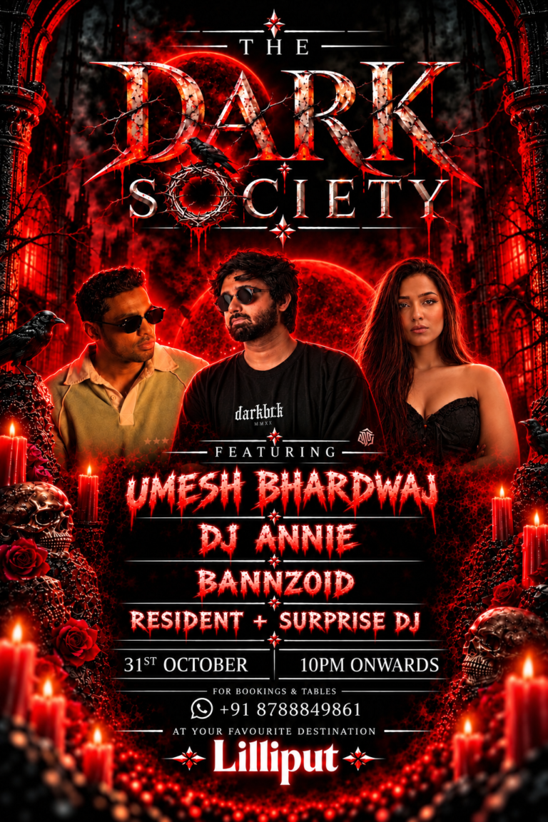 THE DARK SOCIETY |  31 OCTOBER | SATURDAY